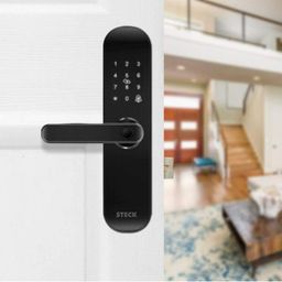 Fechadura Digital Wi-fi Smarteck Preta - Steck - 4