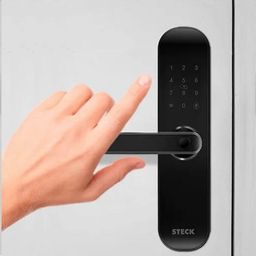 Fechadura Digital Wi-fi Smarteck Preta - Steck - 3