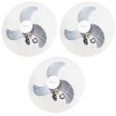 Ver imagem 1 de Kit 3 Ventiladores Parede 60cm 200W Industrial Turbo Turbão 3 Pás Bivolt 110V 220V Branco Vitalex