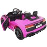 Mini Carro Elétrico Infantil Criança 12v Audi R8 Spyder Controle Remoto Rosa Brinqway Bw-123 - 5
