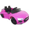 Mini Carro Elétrico Infantil Criança 12v Audi R8 Spyder Controle Remoto Rosa Brinqway Bw-123 - 3