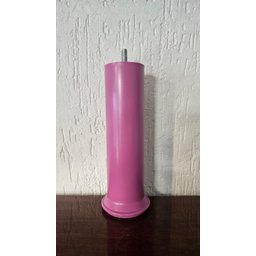 Kit 6 Pés Rosa para Cama Box 18cm de Altura - 5