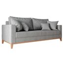 Ver imagem 4 de Sofá Living 3 Lugares (180cm) Cor:linho Cinza