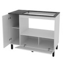 Ver imagem 5 de Balcão Cozinha Cooktop 5 Bocas Branco com 2 Portas e Nicho para Forno ou Forno-microondas Bl3316