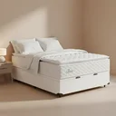 Ver imagem 2 de Cama Box Baú com Colchão de Molas Ensacadas Pillow Top Flora Casal 138cm