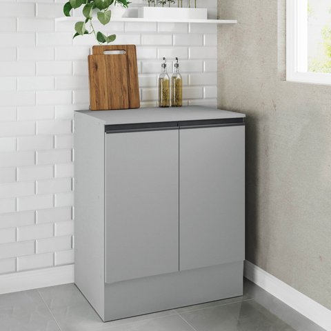 Balcão 2 Portas 70cm com Tampo Nara CabeCasa MadeiraOriginals