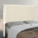 Ver imagem 4 de Cabeceira Decorativa Trento King Size Fixação no Estrado Estrutura MDF-MDP Revestimento Linho Gran