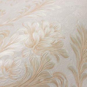 Papel de Parede Colonial Pêssego Vinilico Lavável+ Cola para Aplicação