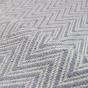 Ver imagem 4 de Tapete Sala 200x300 Grande 100% Algodão Antiderrapante Geométrico Natural Cinza