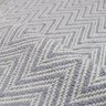 Tapete Sala 200x300 Grande 100% Algodão Antiderrapante Geométrico Natural Cinza - 4