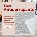 Ver imagem 7 de Tapete Sala 200x300 Grande 100% Algodão Antiderrapante Geométrico Natural Cinza