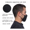 Máscara Proteção Knit para Esporte Academia Corrida - Preta G - 2
