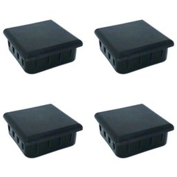 Ponteira Interna Quadrada 50 X 50 Preta - 20 Pçs - 2