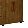 Cômoda 4 Gavetas e Porta Pés Rodízios Bali – Freijó – Móveis Primus - 3