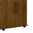Ver imagem 3 de Cômoda 4 Gavetas e Porta Pés Rodízios Bali – Freijó – Móveis Primus