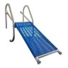 Escada Em Inox 304 Salva Pet Gato E Cachorro Com Rampa Para Piscina - Azul - 2