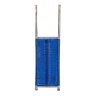Escada Em Inox 304 Salva Pet Gato E Cachorro Com Rampa Para Piscina - Azul - 4