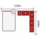 Ver imagem 6 de Jogo De Quarto Casal Modulado Modena CP8 Demóbile Branco