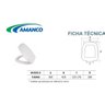 Tampa De Vaso Sanitário Amanco Soft Close Almofadado Thema - 2