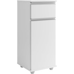 Armário Suporte Balcão com Gaveta para Bebedouro de Cozinha Branco:preto - 3