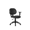 Ver imagem 4 de Cadeira Executiva LISA Giratória com Braços Regulável Preta