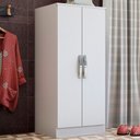 Ver imagem 2 de Armário Multiuso Atenas 2 Portas Branco - Panorama Móveis