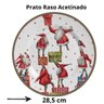 Pratos Raso Father Christmas Alleanza 6 Pçs - Natal - 2