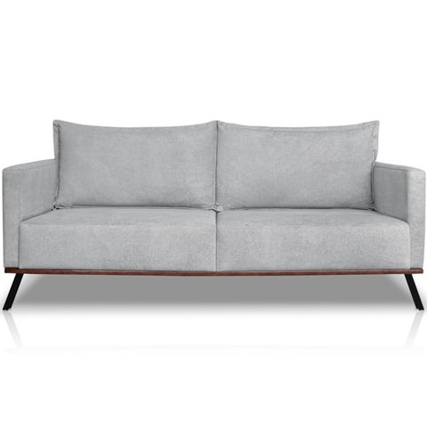 Sofa Aya 3 Lugares para Sala de Estar 220cm Boucle 3302 Ezz