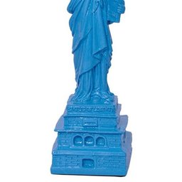 Miniatura Estátua da Liberdade Azul em Resina - 29x8 cm - 3