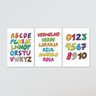 Kit Quadro Decorativo Infantil com Moldura Abc Cores e Número - 4