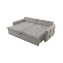 Ver imagem 5 de Sofá Cama Veludo em Madeira Eucalipto 200cm Braço 20cm Arizona Meu Sofá Online