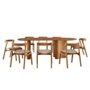 Ver imagem 3 de Mesa de Jantar Soláris 220cm Madeira Tampo Laminado Orgânico Milano / Imbuia Nat.