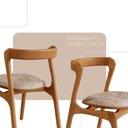 Ver imagem 6 de Mesa de Jantar Soláris 220cm Madeira Tampo Laminado Orgânico Milano / Imbuia Nat.