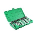 Ver imagem 1 de Jogo de Soquete Estriado 1/2" com 18 Peças- Belzer 204404BR