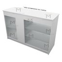 Ver imagem 2 de BALCÃO TAMPO VITRINE FRONTAL M138.2021.B (LOJA, COMÉRCIO) MUNDI MOVEIS