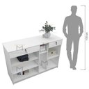Ver imagem 7 de BALCÃO TAMPO VITRINE FRONTAL M138.2021.B (LOJA, COMÉRCIO) MUNDI MOVEIS