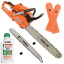 Ver imagem 1 de Motosserra Terra Mt520 C/ Sabres 20” e 18” + Óleo Stihl 2t