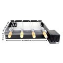 Ver imagem 6 de Espeto Giratório Platinum Baixo 4 Espetos Bivolt