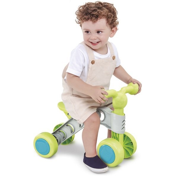Toyciclo Quadriciclo Infantil de Equilibro Roma - Verde - 6