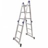 ESCADA DE ALUMÍNIO ARTICULADA 13 EM 1 COM 12 DEGRAUS REAL ESCADA - 2