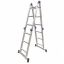 Ver imagem 2 de ESCADA DE ALUMÍNIO ARTICULADA 13 EM 1 COM 12 DEGRAUS REAL ESCADA