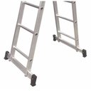 Ver imagem 5 de ESCADA DE ALUMÍNIO ARTICULADA 13 EM 1 COM 12 DEGRAUS REAL ESCADA