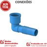 10 Unidades Joelho Interno 90° Bitola 1.1/2'' para Irrigação Cor Azul Durín - 2