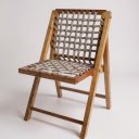 Ver imagem 1 de Cadeira em Madeira Maciça com Corda Náutica Cor Castanho Preebel