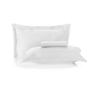 Ver imagem 2 de Jogo de Cama Solteiro 3 Peças Toque Acetinado Branco Altenburg Casal Azul Dimensao