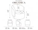 Ver imagem 5 de Poltrona Orgânica Veludo Luxuoso Design Sala Recepção Confortável e Elegante Grafite
