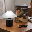 Ver imagem 2 de Luminária de Mesa BSL3920 LED Touch Recarregável USB-C Preta Leva pra Casa