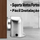 Ver imagem 7 de Fixador de Porta Magnético com Imã para Piso Prata Re164 Snel Home