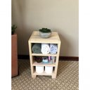 Ver imagem 2 de Estante Madeira Tripla Sala Quarto Escritório