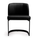 Ver imagem 1 de Cadeira Luna para Sala de Jantar Courino Preto - Sallar Home